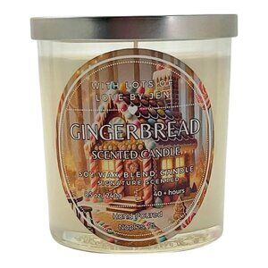 With Lots Of Love By Jen Gingerbread Scented Candle